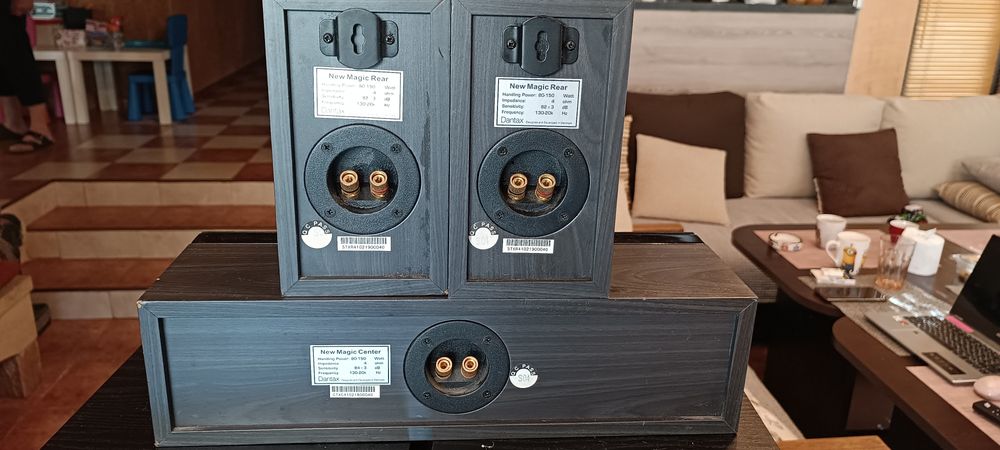 Dantax/Дантакс център и сараунд колони + Onkyo TX-NR709