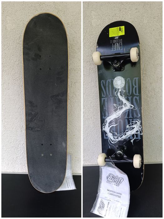 skateboard enuff pyro classic logo alb white copii baieti fete