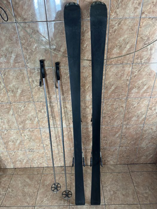 Schiuri Atomic Supercross ~166 cm all-mountain + bețe