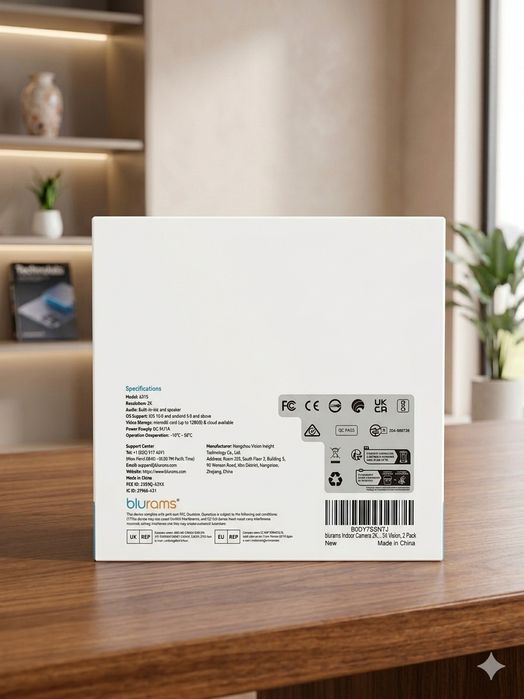 Set 2 Camere Supraveghere Blurams Dome Flare 2-in-1, Rezoluție 2K, Smart Tracking | Transport Inclus