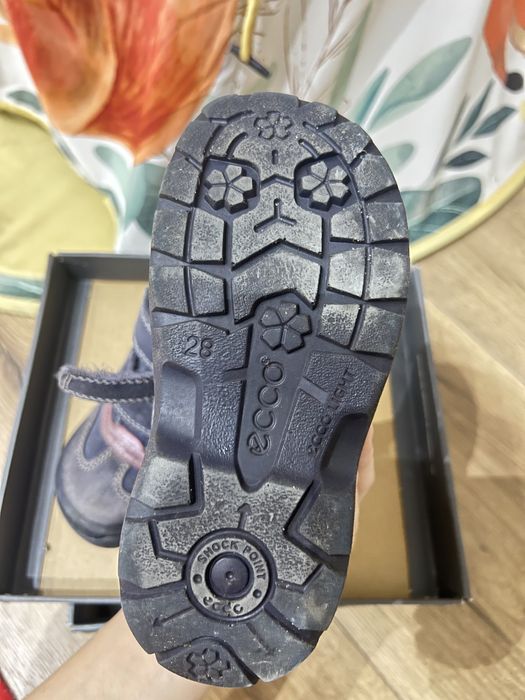 Зимние сапоги Ecco gortex на флисе