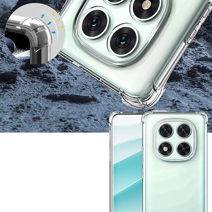 Прозрачен силиконов удароустойчив кейс за xiaomi redmi note 14 pro 5g