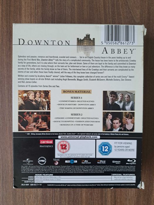 Downtown Abbey - Series 1 and 2 - The complete collection