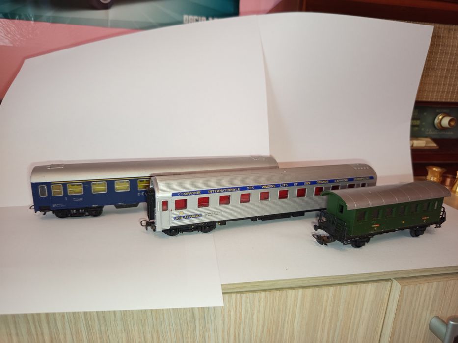Lot 3 vagoane Kleinbahn, Made în Austria,stare impecabilă