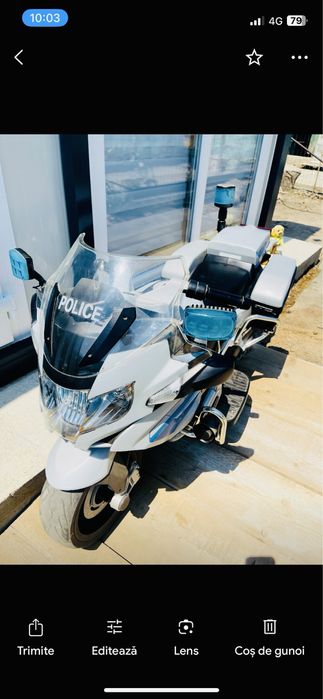 Motocicleta politie copii
