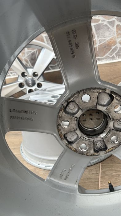 Jante 17 originale Audi R17 5x112 butuc 57,1 Jenți Genți Roți Aliaj Aluminium Set 4 jante Inchi Inci