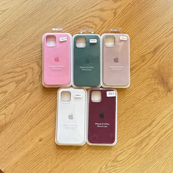 Apple Case Силиконов Кейс за iPhone 12 Pro Max 11 Pro Max XS Max Xr 8+ 7+ SE 2020 SE 3