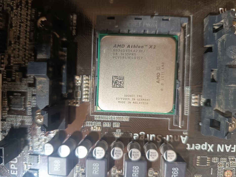 Titlu anunț: Kit PC: Placă de bază ASUS A58M-K (FM2+) + Procesor AMD Athlon X2 + 2GB RAM Crucial DDR3