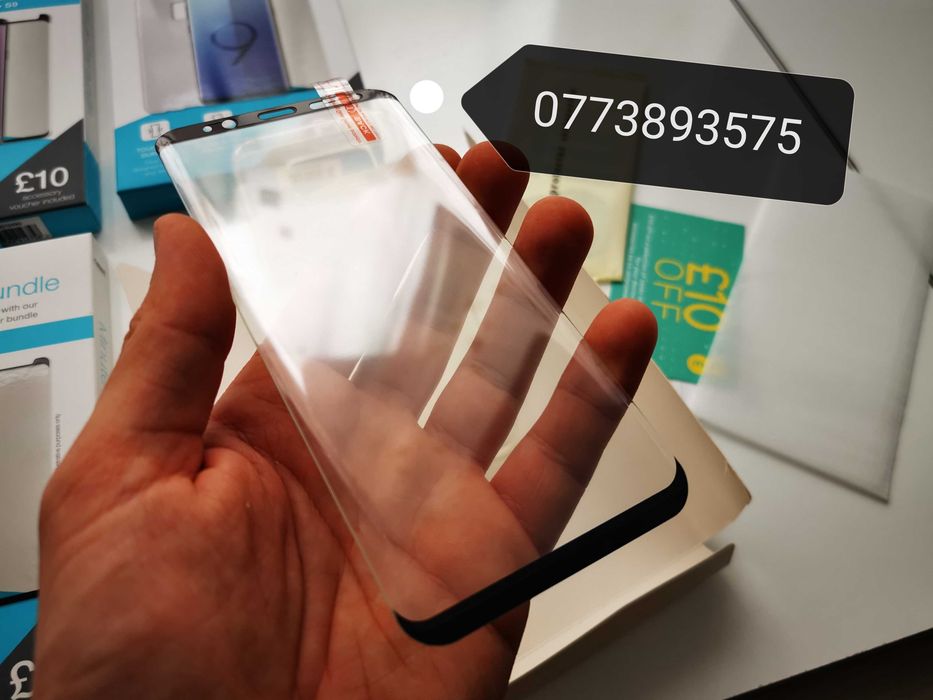 Set husa transparenta + folie sticla ecran Samsung S8 S9 NOTE 9 plus