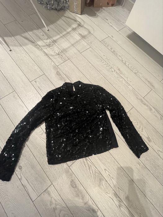 Блуза с пайети H&M