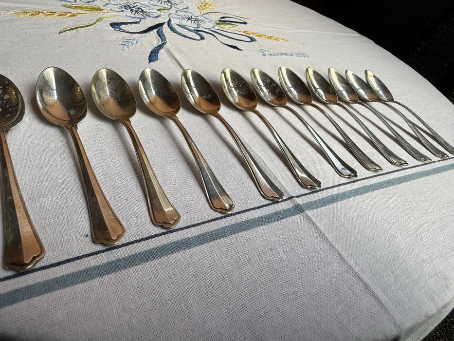 Set lingurite 12buc argint 800