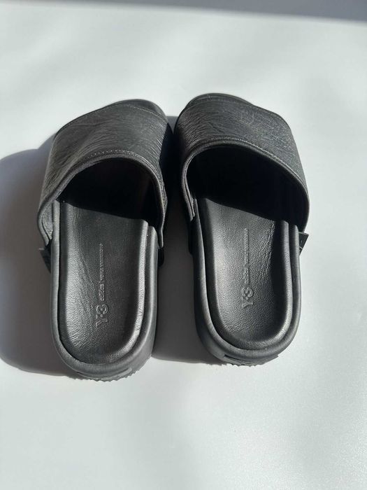 Adidas x Y-3 slippers leather size 44.5 fit 43.5