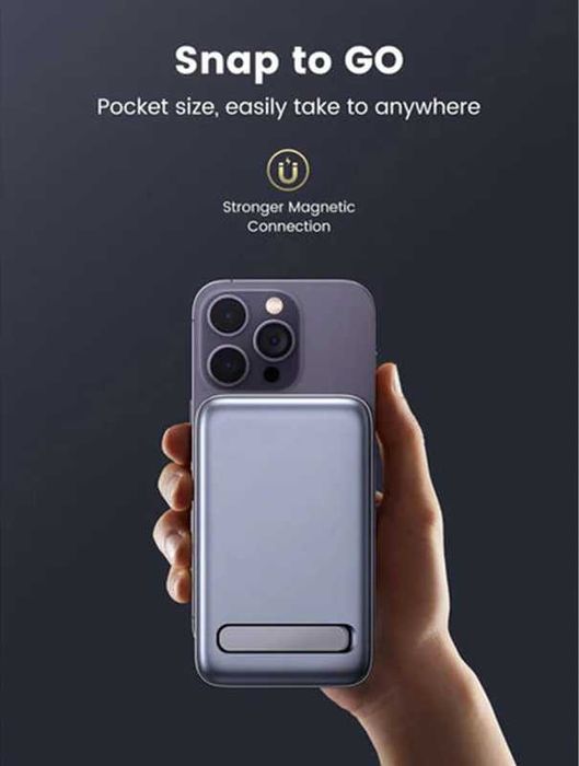 Ugreen Беспроводной PowerBank 10000mAh 20W. Есть доставка