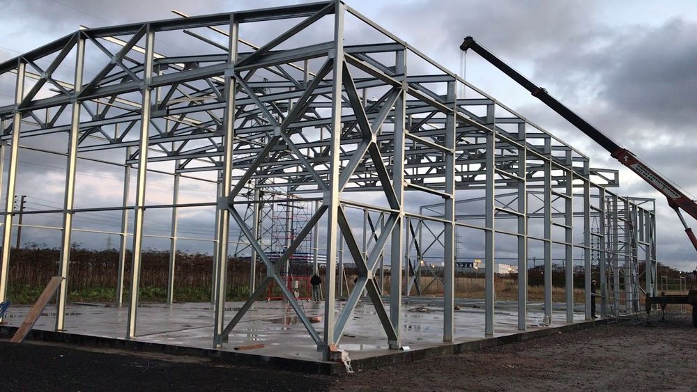 Ферма металлоконструкця сварка, сэндвич панели