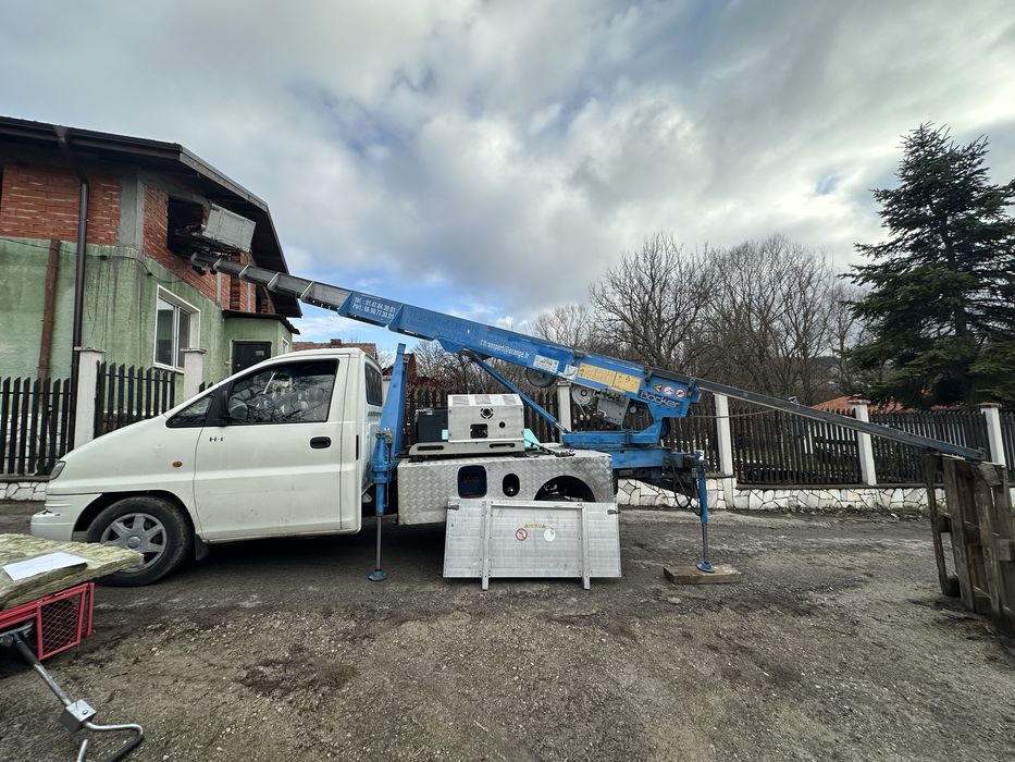 Качване на строителни материали Строителен Асансьор Мобилен Хаспел 30м