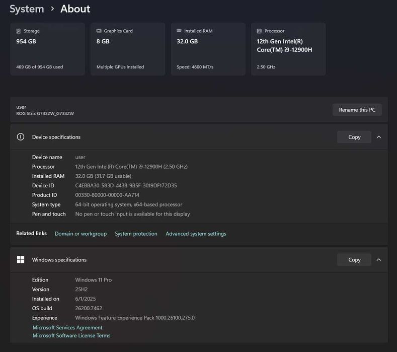 Laptop ASUS ROG SCAR 17 ;32gb ram;1tb ssd ;RTX 3070ti +geanta laptop ...