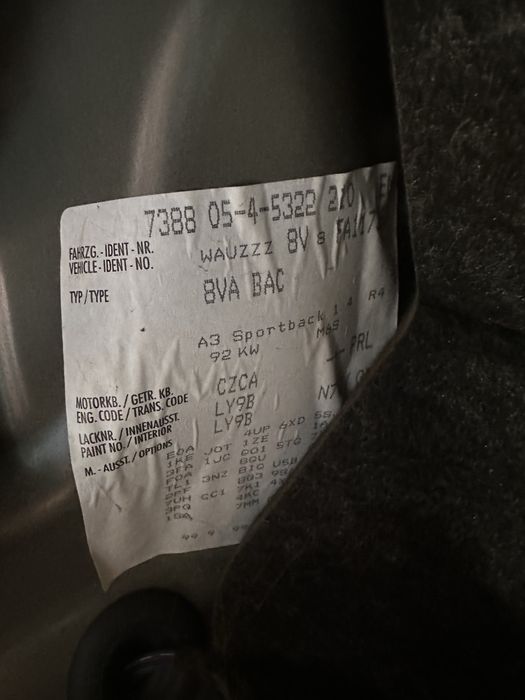 Ауди а3 8в 1.4т на части / audi a3 8v s line 1.4t