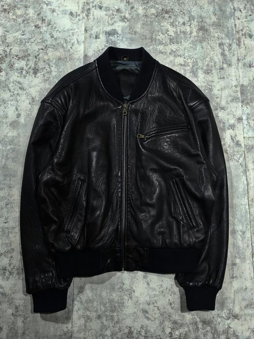 Vintage Leather Bomber