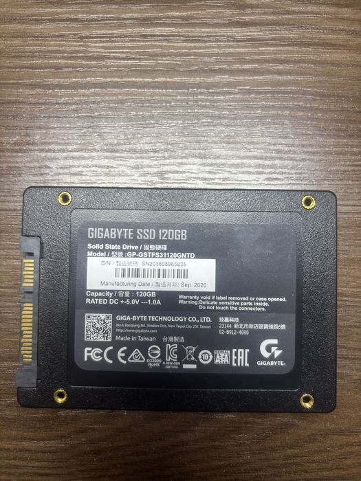 Жесткий диск SSD 120 GB