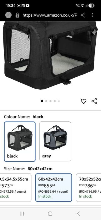 Țarc și geantă de transport animale