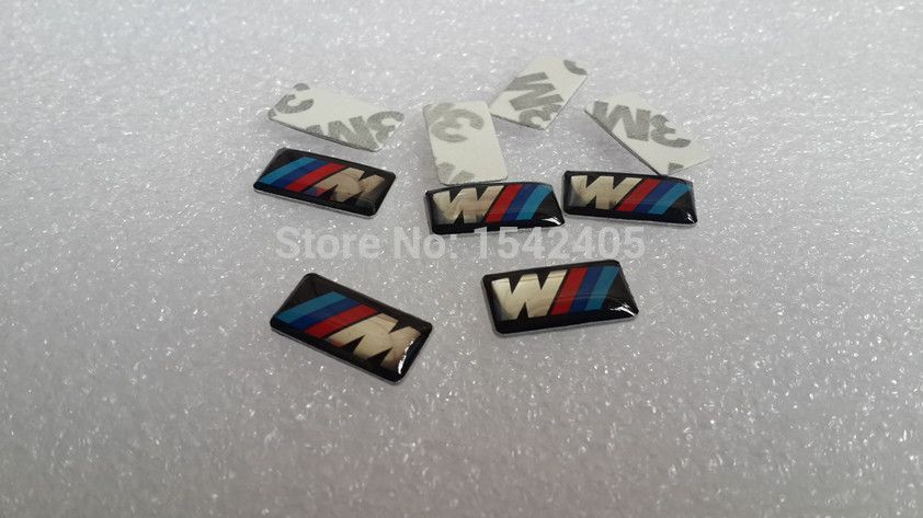 Embleme jante volan schimbator dreptunghi M BMW siliconat