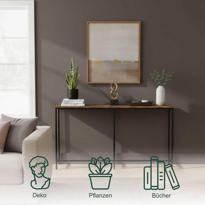 Странична маса 80,5x160x20 см Relaxdays