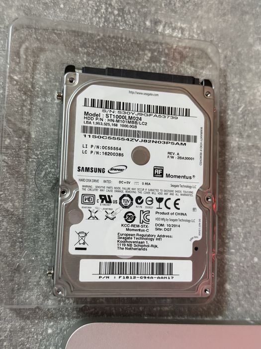 HDD laptop 2.5” Samsung / Seagate 1TB SATA – funcțional