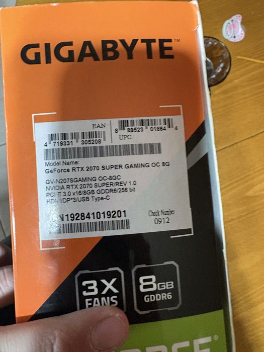 Видео карта rtx 2070 super