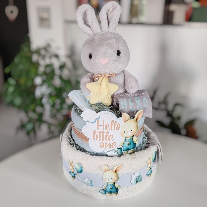 Tort din scutece pentru Nou Născuți