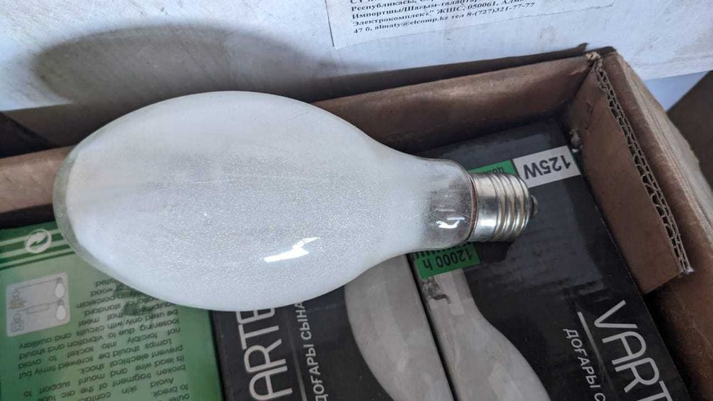 лампы газоразрядные ртутные ДРЛ 125w