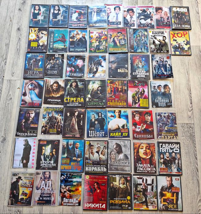 Диски DVD фильмы разные жанры