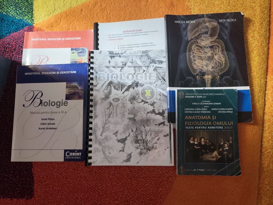 Carti manuale bac bacalaureat bio admitere medicina umf