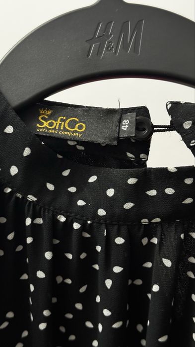 Черное, шифоновое платье