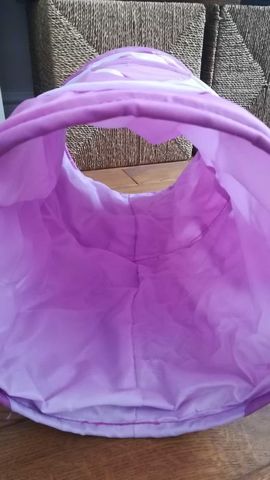 Тунел за котки розово/лилав