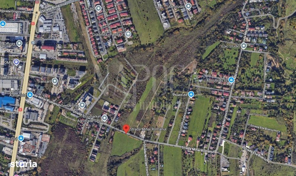 Teren intravilan pentru constructii de vanzare in Buna Ziua, Cluj Napo