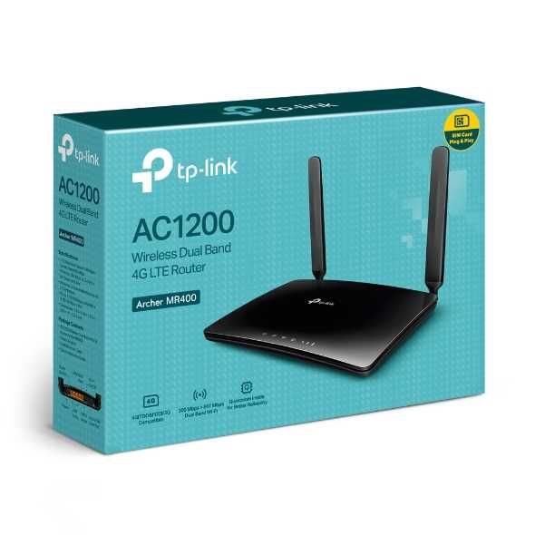 Wi-Fi роутер LTE 4G + WAN - TP-LINK Archer MR400 AC1200mbps