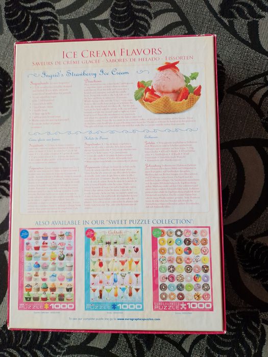 Пъзел-1000 части-Сладоледи