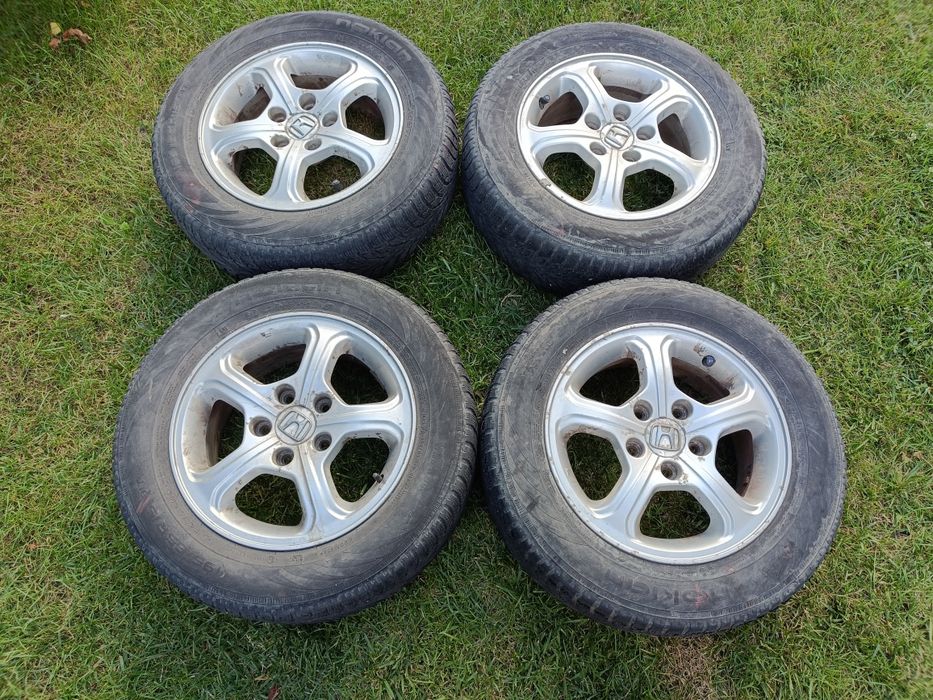 Jante/Roti Originale Honda 15 inch aliaj cu anvelope Nokian 195/65/15