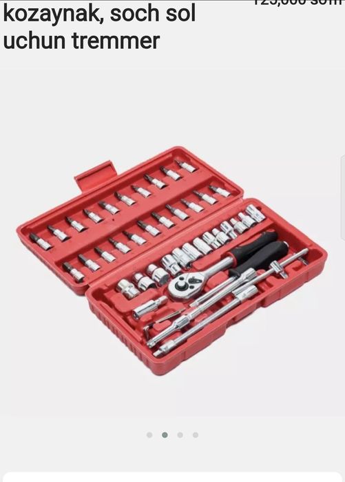 Naborlar to’plami 46 kuluch nabor, kozaynak, soch sol uchun tremmer