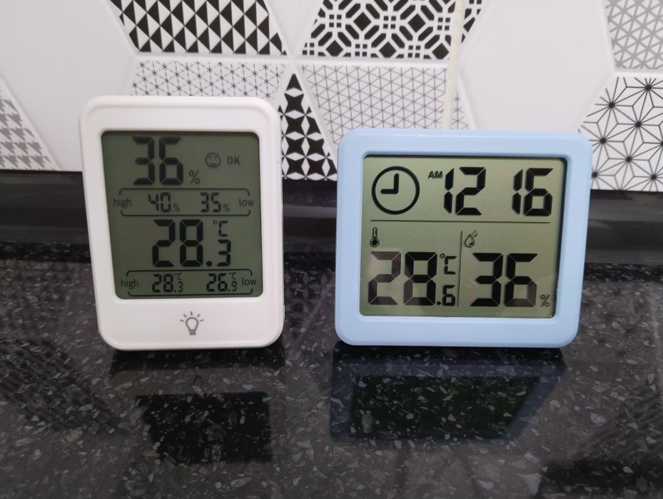 Термометр, гигрометр, часы, будильник