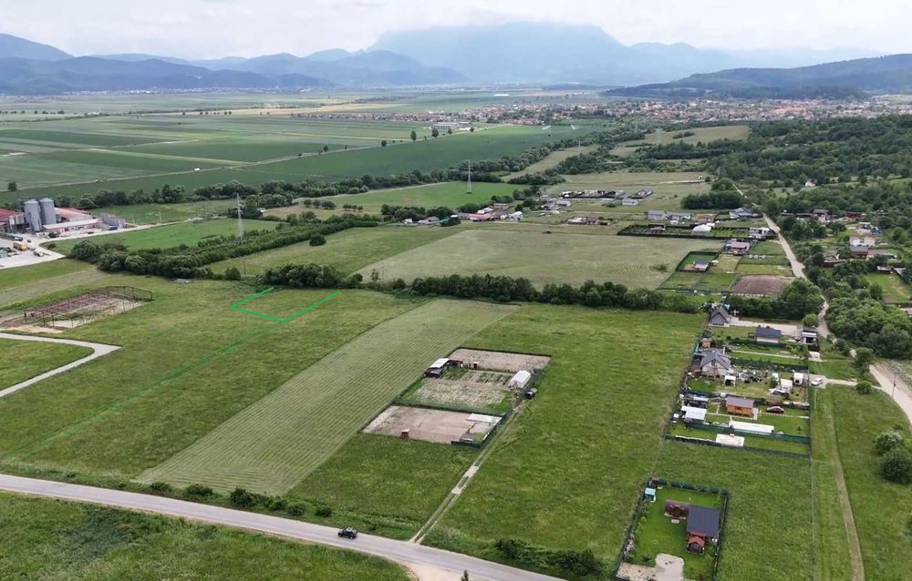 Teren 1.000 mp Cabană, Casă de Vacanță – Vulcan, lângă Brașov