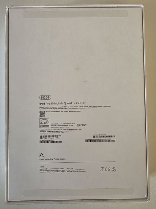 iPad Pro M5 512GB wifi+Sim 5g (айпед про)