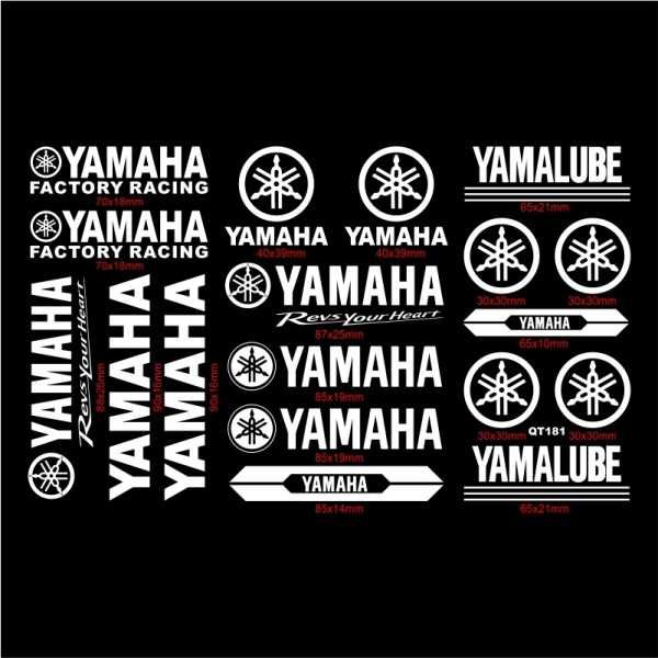 Мото светлоотразителни стикери- сет