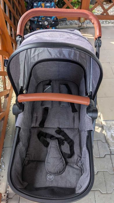 Fillikid - Carucior Panther transformabil 3 in 1 Grey