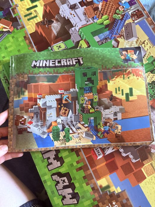 Майн крафл лего 872 детали 8 подвижных фигур