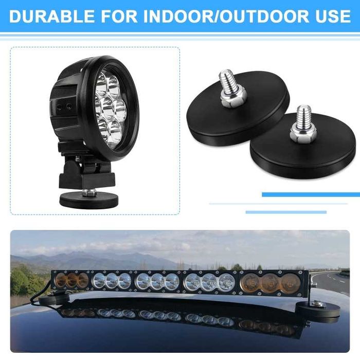 Монтажни неодимови магнити с гумено покритие