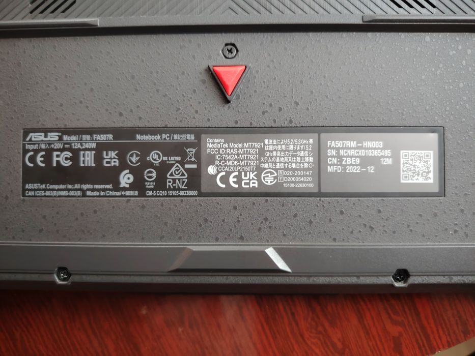 Ноутбук Asus tuf gaming A15