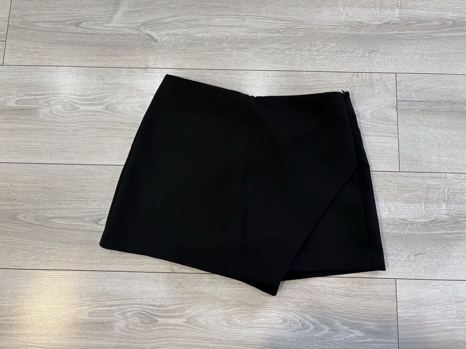 Zara черна пола-панталон