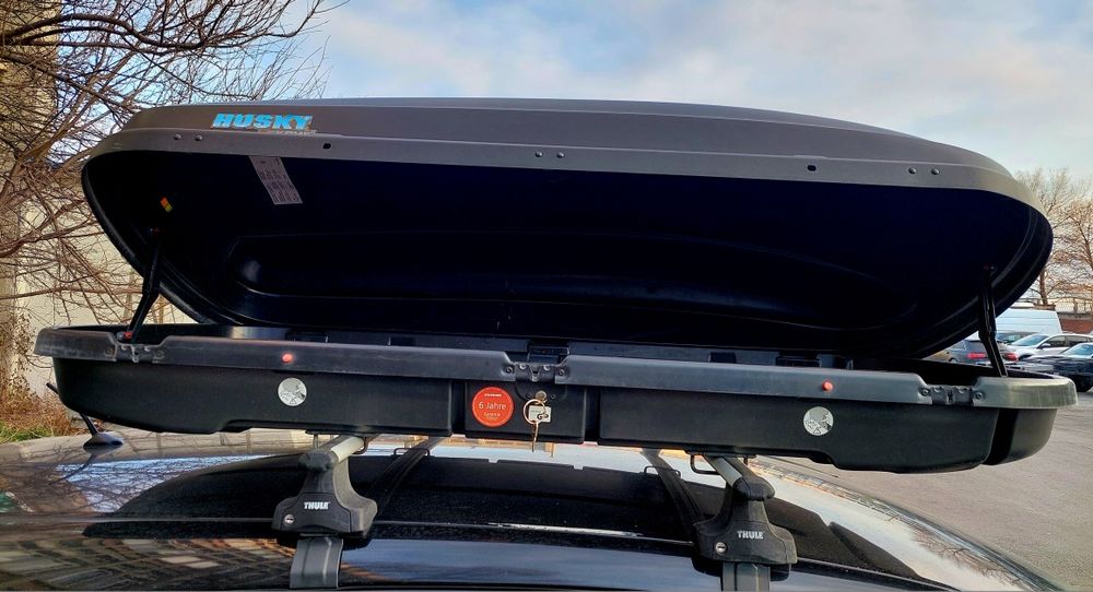 Автобокс КAMEI 510 л. и греди THULEE