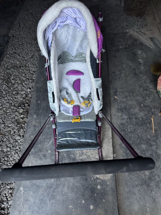 Детские санки теплые